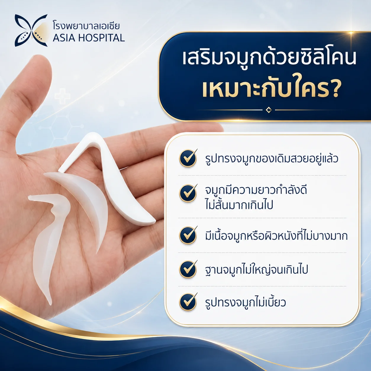 ศัลยกรรมจมูก เสริมจมูก Rhinoplasty | โรงพยาบาลเอเซีย | โรงพยาบาลเอเซีย เสริมจมูก-เหมาะกับใคร